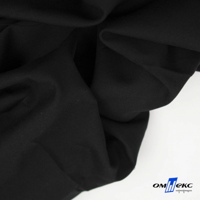 Ткань костюмная "Матте" 80% P, 16% R, 4% S, 170 г/м2, шир.150 см, цв-черный #1 - купить в Новороссийске. Цена 372.90 руб.