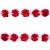 Тесьма плетеная "Рюш", упак. 9,14 м, цвет красный - купить в Новороссийске. Цена: 46.82 руб.