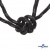 Шнурки #3-10, круглые с наполнителем 130 см, светоотражающие, цв.-чёрный - купить в Новороссийске. Цена: 75.38 руб.