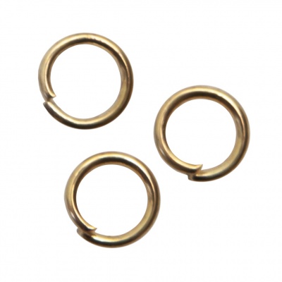Кольцо  соединительное для бижутерии 5 мм, цв.-золото - купить в Новороссийске. Цена: 0.44 руб.