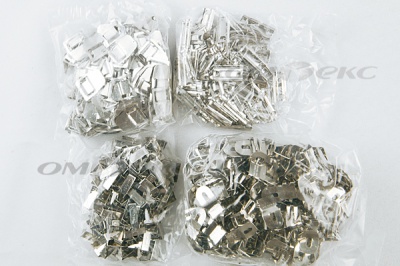 Крючки брючные 4 шипа "Стром" 144 шт. никель - купить в Новороссийске. Цена: 383.97 руб.