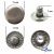 Кнопка металлическая "Альфа" с пружиной, 15 мм (уп. 720+/-20 шт), цвет никель - купить в Новороссийске. Цена: 1 466.73 руб.