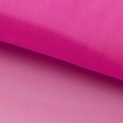 Фатин матовый 16-31, 12 гр/м2, шир.300см, цвет барби розовый - купить в Новороссийске. Цена 100.92 руб.