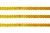 Пайетки "ОмТекс" на нитях, CREAM, 6 мм С / упак.73+/-1м, цв. 92 - золото - купить в Новороссийске. Цена: 484.77 руб.