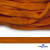 Шнур плетеный (плоский) d-12 мм, (уп.90+/-1м), 100% полиэстер, цв.267 - оранжевый - купить в Новороссийске. Цена: 8.62 руб.