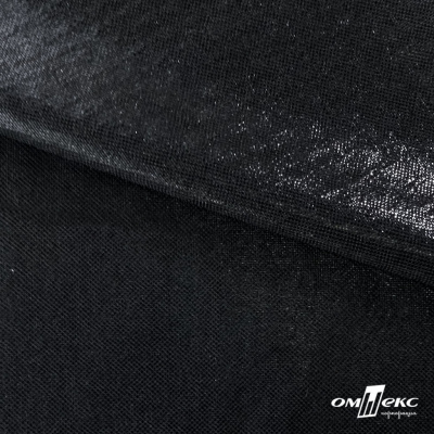 Трикотажное полотно голограмма, шир.140 см, #602 -чёрный/чёрный - купить в Новороссийске. Цена 385.88 руб.