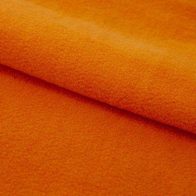 Флис DTY 16-1358, 250 г/м2, шир. 150 см, цвет оранжевый - купить в Новороссийске. Цена 640.46 руб.