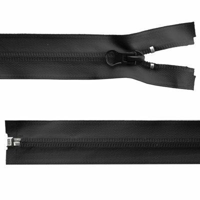 Молния водонепроницаемая PVC Т-7, 100 см, разъемная, цвет чёрный - купить в Новороссийске. Цена: 61.89 руб.