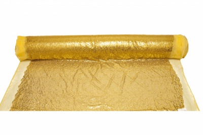 Сетка с пайетками №6, 188 гр/м2, шир.130см, цвет золото - купить в Новороссийске. Цена 371.02 руб.