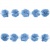 Тесьма плетеная "Рюш", упак. 9,14 м, цвет голубой - купить в Новороссийске. Цена: 45.87 руб.