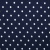 Креп стрейч Амузен, 85 г/м2, 19-3920 (т.синий)/белый крупный горох, шир.150 см - купить в Новороссийске. Цена 220.50 руб.