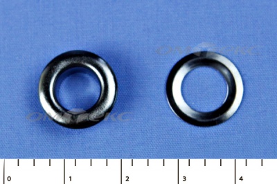 Люверсы металлические, блочка/кольцо, №5 (8 мм) упак.1000 шт- цв.никель - купить в Новороссийске. Цена: 392 руб.