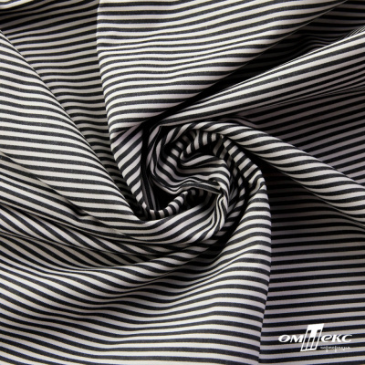 Ткань сорочечная Полоска Кенди, 115 г/м2, 58% пэ,42% хл, шир.150 см, цв.6-черный, (арт.110) - купить в Новороссийске. Цена 306.69 руб.