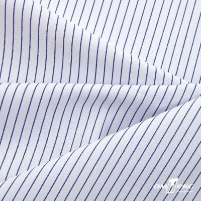 Ткань сорочечная Ронда, 115 г/м2, 58% пэ,42% хл, шир.150 см, цв.4-синяя, (арт.114) - купить в Новороссийске. Цена 306.69 руб.