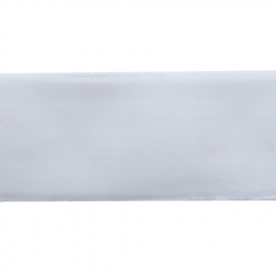 Лента бархатная нейлон, шир.25 мм, (упак. 45,7м), цв.01-белый - купить в Новороссийске. Цена: 981.09 руб.