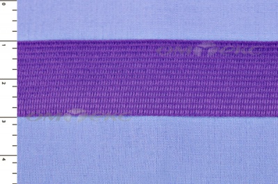 Окантовочная тесьма №0225, шир. 22 мм (в упак. 100 м), цвет фиолет - купить в Новороссийске. Цена: 271.60 руб.