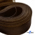 Регилиновая лента, шир.65мм, (уп.25 ярд), цв.- коричневый - купить в Новороссийске. Цена: 499.43 руб.