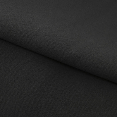Костюмная ткань "Элис", 200 гр/м2, шир.150см, цвет чёрный - купить в Новороссийске. Цена 306.20 руб.
