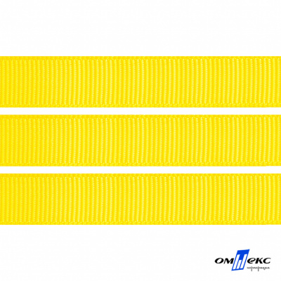 Репсовая лента 020, шир. 12 мм/уп. 50+/-1 м, цвет жёлтый - купить в Новороссийске. Цена: 153.60 руб.
