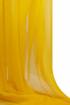 Портьерный капрон 13-0858, 47 гр/м2, шир.300см, цвет 21/жёлтый - купить в Новороссийске. Цена 137.27 руб.