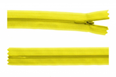 Молния потайная Т3 131, 20 см, капрон, цвет жёлтый - купить в Новороссийске. Цена: 5.12 руб.