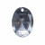 Стразы пришивные акриловые арт.#39/10 - "Кристал", 10х14 мм - купить в Новороссийске. Цена: 0.69 руб.