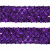 Тесьма с пайетками 12, шир. 35 мм/уп. 25+/-1 м, цвет фиолет - купить в Новороссийске. Цена: 1 308.30 руб.