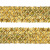 Тесьма с пайетками D16, шир. 35 мм/уп. 25+/-1 м, цвет золото - купить в Новороссийске. Цена: 1 281.60 руб.