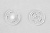 Кнопки пришивные пластиковые 13 мм, блистер 24шт, цв.-прозрачные - купить в Новороссийске. Цена: 62.27 руб.