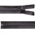 Молния водонепроницаемая PVC Т-7, 60 см, разъемная, цвет (301) т.серый - купить в Новороссийске. Цена: 49.39 руб.