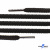 Шнурки #106-09, круглые 130 см, цв.чёрный - купить в Новороссийске. Цена: 21.92 руб.