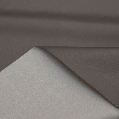Курточная ткань Дюэл (дюспо) 18-0201, PU/WR/Milky, 80 гр/м2, шир.150см, цвет серый - купить в Новороссийске. Цена 160.75 руб.