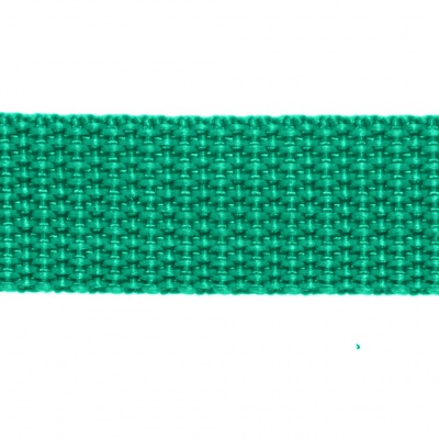 Стропа текстильная, шир. 25 мм (в нам. 50+/-1 ярд), цвет яр.зелёный - купить в Новороссийске. Цена: 397.52 руб.
