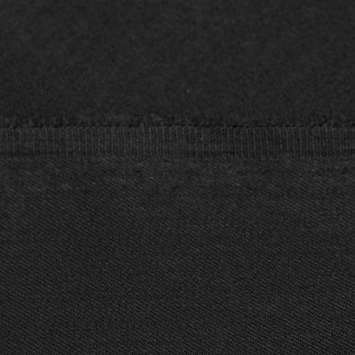 Костюмная ткань с вискозой "Рошель", 250 гр/м2, шир.150см, цвет чёрный - купить в Новороссийске. Цена 442.59 руб.