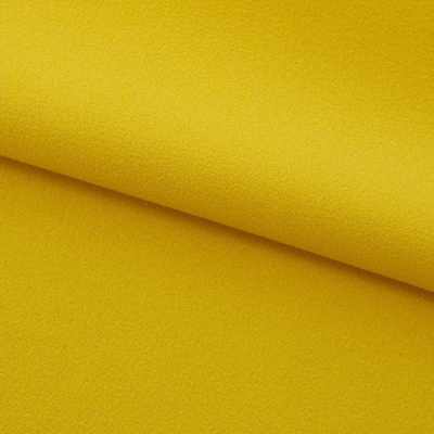 Креп стрейч Амузен 14-0756, 85 гр/м2, шир.150см, цвет жёлтый - купить в Новороссийске. Цена 194.07 руб.