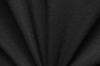 Ткань костюмная 21699 1144/1178, 236 гр/м2, шир.150см, цвет чёрный - купить в Новороссийске. Цена 455.40 руб.