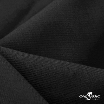 Ткань костюмная Зара, 92%P 8%S, BLACK, 200 г/м2, шир.150 см - купить в Новороссийске. Цена 325.28 руб.