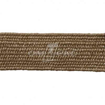 Тесьма отделочная полипропиленовая плетеная эластичная #2, шир. 40мм, цв.- соломенный - купить в Новороссийске. Цена: 50.99 руб.