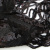 Трикотажное полотно с пайетками, шир.130 см, #311-бахрома чёрная - купить в Новороссийске. Цена 1 183.35 руб.
