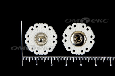Кнопки пришивные №6 S20мм пластиковые белые - купить в Новороссийске. Цена: 9.88 руб.
