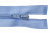 Спиральная молния Т5 351, 40 см, автомат, цвет св.голубой - купить в Новороссийске. Цена: 13.03 руб.