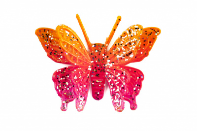 Бабочка декоративная пластиковая #10 - купить в Новороссийске. Цена: 7.09 руб.