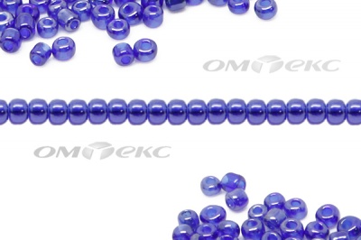 Бисер (TL) 11/0 ( упак.100 гр) цв.108 - синий - купить в Новороссийске. Цена: 44.80 руб.