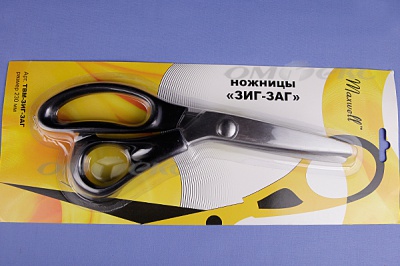 Ножницы ЗИГ-ЗАГ "MAXWELL" 230 мм - купить в Новороссийске. Цена: 1 041.25 руб.