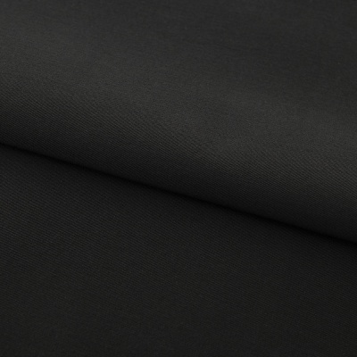 Костюмная ткань с вискозой "Меган", 210 гр/м2, шир.150см, цвет чёрный - купить в Новороссийске. Цена 378.55 руб.