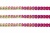 Пайетки "ОмТекс" на нитях, CREAM, 6 мм С / упак.73+/-1м, цв. 89 - розовый - купить в Новороссийске. Цена: 468.37 руб.