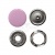 Кнопка рубашечная (закрытая) 9,5мм - эмаль, цв.003 - розовый - купить в Новороссийске. Цена: 5.74 руб.