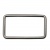 Рамка металлическая прямоугольная, 40 х 15 мм- тём.никель - купить в Новороссийске. Цена: 4.60 руб.