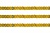 Пайетки "ОмТекс" на нитях, SILVER SHINING, 6 мм F / упак.91+/-1м, цв. 48 - золото - купить в Новороссийске. Цена: 356.19 руб.