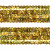Тесьма с пайетками D16, шир. 20 мм/уп. 25+/-1 м, цвет золото - купить в Новороссийске. Цена: 778.19 руб.